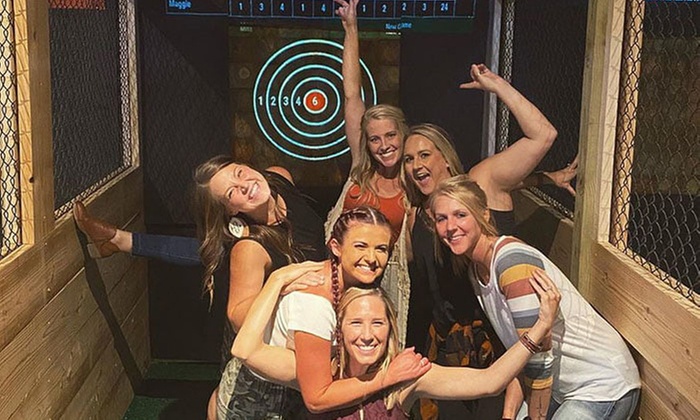 Exciting Axe Throwing for Groups of Four to Ten Any Day