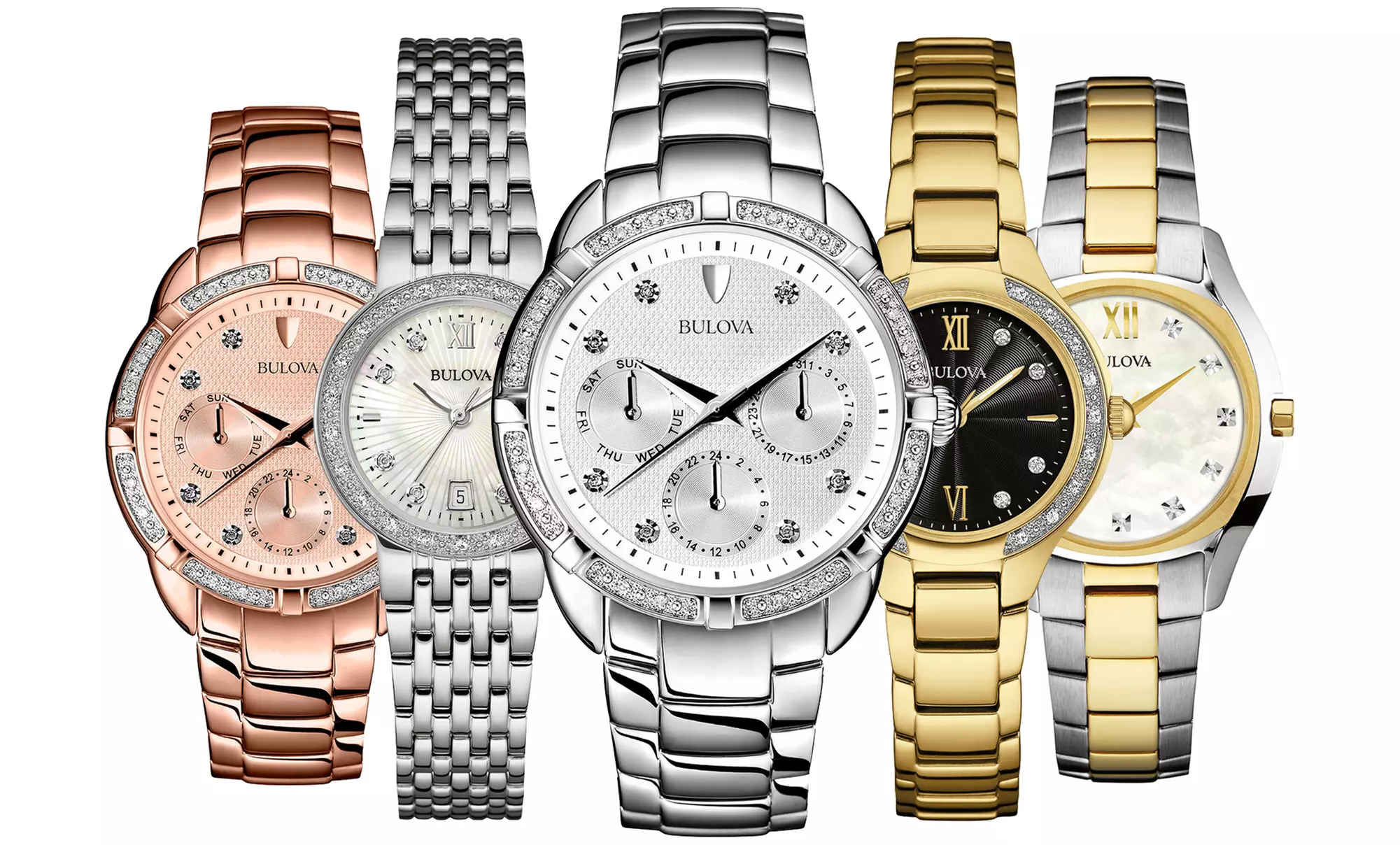 Bulova Women's Diamond and Crystal Watch - Primary Image