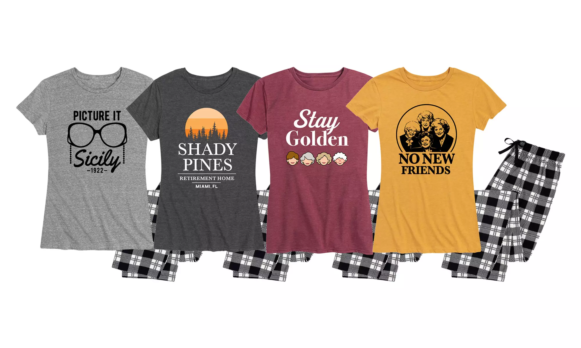 Nap Chat: Women's Thank You For Being a Friend Pajama Set (2-Piece) - Primary Image