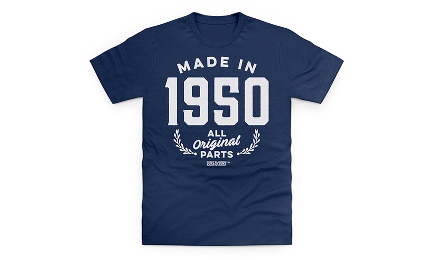 Image 7: Built in the 50s Cotton T-Shirt