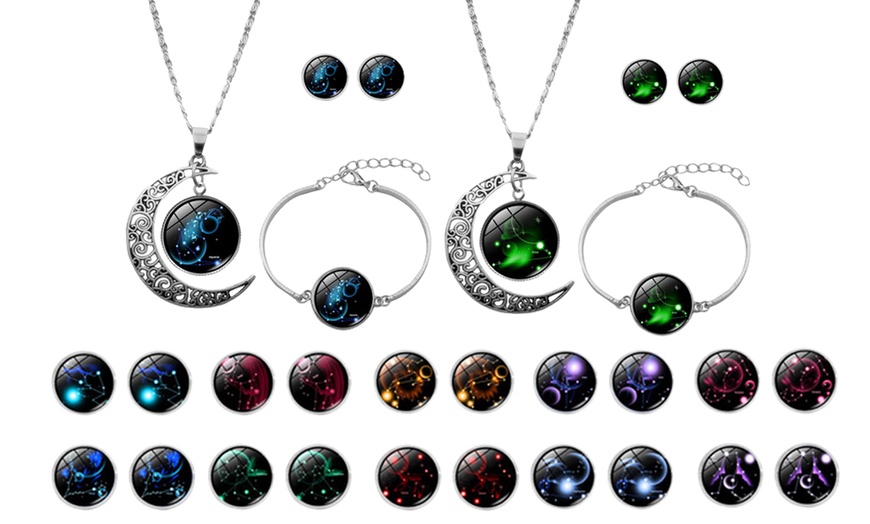 Image 1: Zodiac Jewellery Set