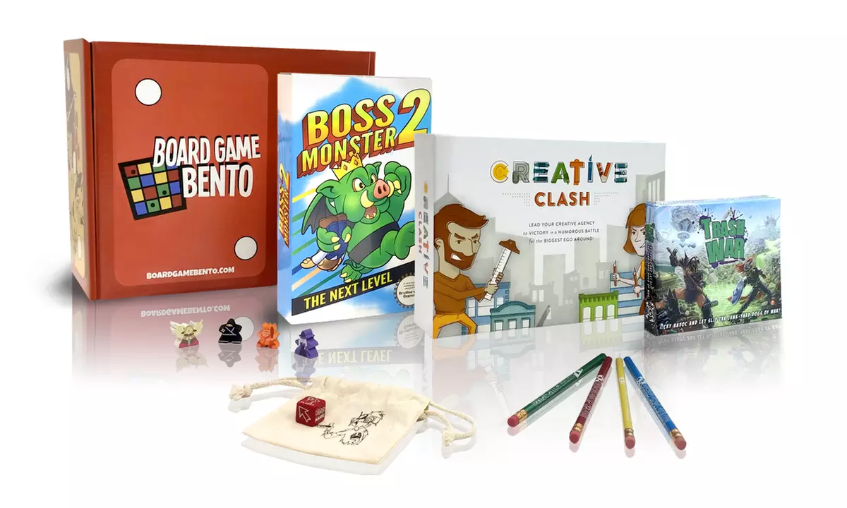 $37 for a One-Month Board Game Subscription from Board Game Bento ($50 Value)  - Primary Image