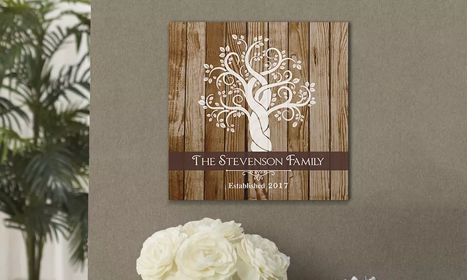 Personalized Family Tree Canvas (Up to 53% Off) - Primary Image