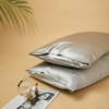 Image 6: Premium Mulberry Silk Reversible Pillowcase Duo