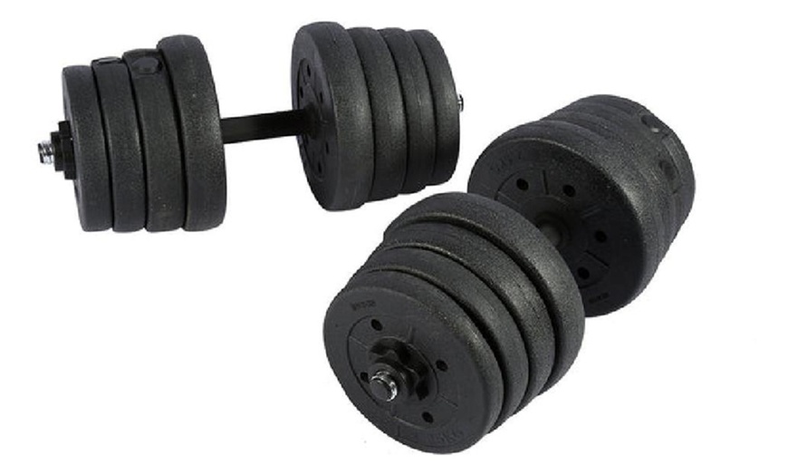 Image 1: 30kg Dumbbell Set