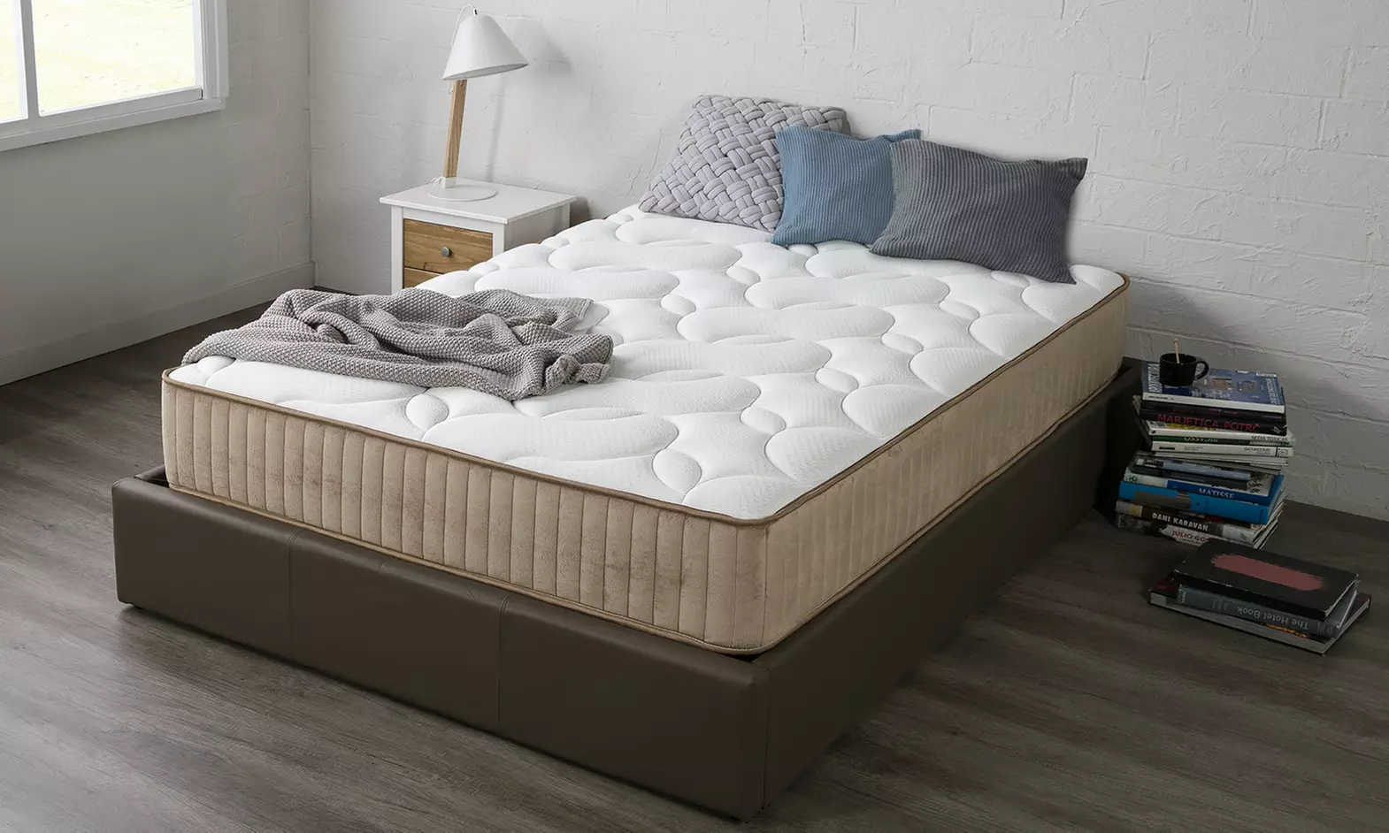 Matelas Olympia mémoire de forme et latex, 31 cm, traité anti-acariens - Second Medium