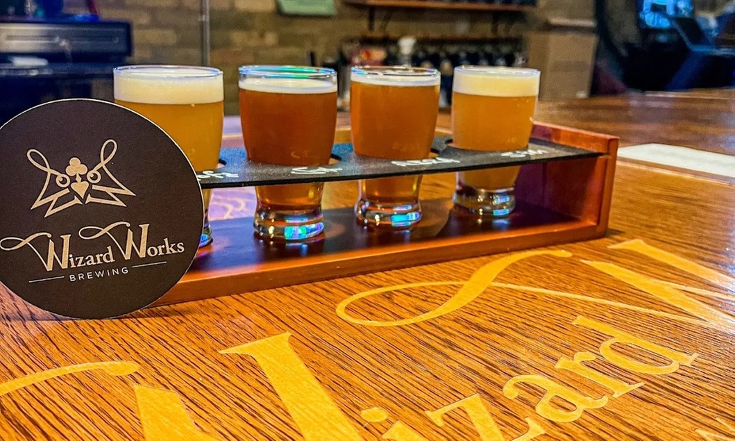 Beer Flight Adventure for One, Two, or Four (Four Beer Tasting)