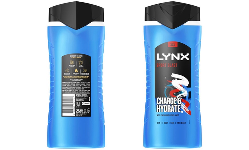 Image 24: Three- or Six-Pack of Lynx Shower Gel