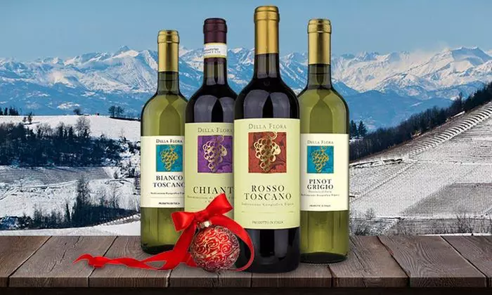One Taste of Italy Package with 4 Bottles of Award-Winning Italian Wines from Heartwood & Oak (Up to 71% Off)  - Primary Image