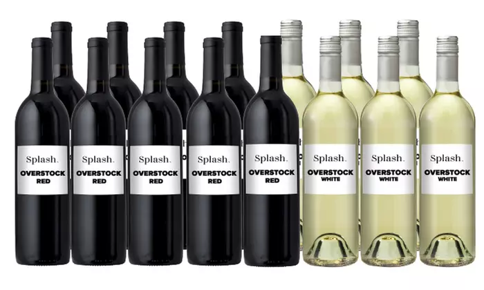 15 Bottles of Overstock International Wines from Splash Wines (78% Off) - Primary Image