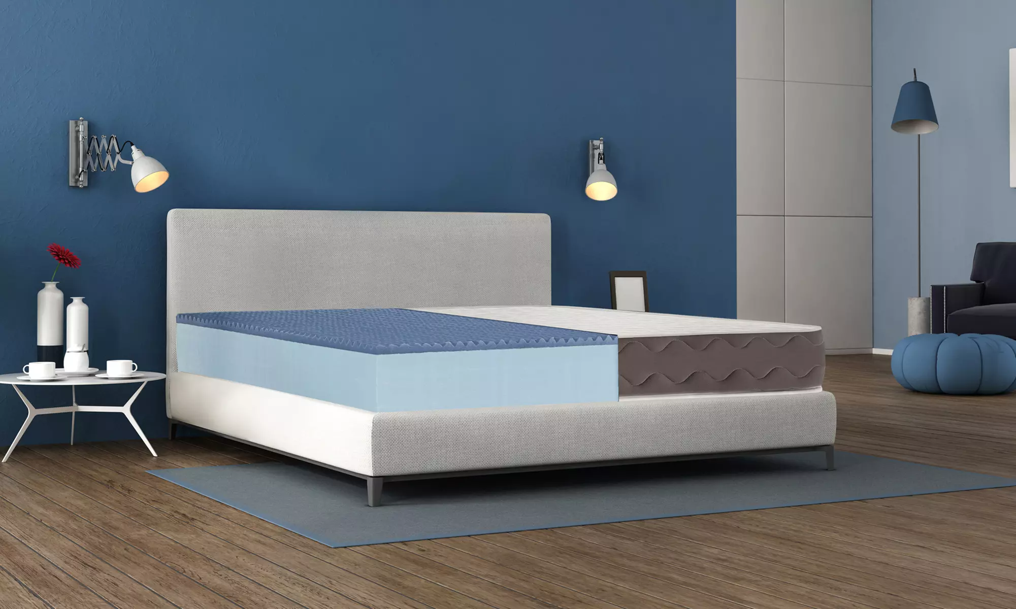 Ergonomische Memory-Schaum-Matratze