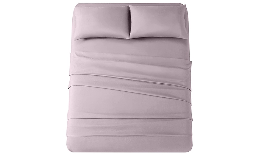 Image 11: Satin Bed Sheets Set