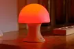 One (£7) or Two (£13) Auraglow Colour-Changing Wireless USB Rechargeable LED Mushroom Lamps - Second Medium