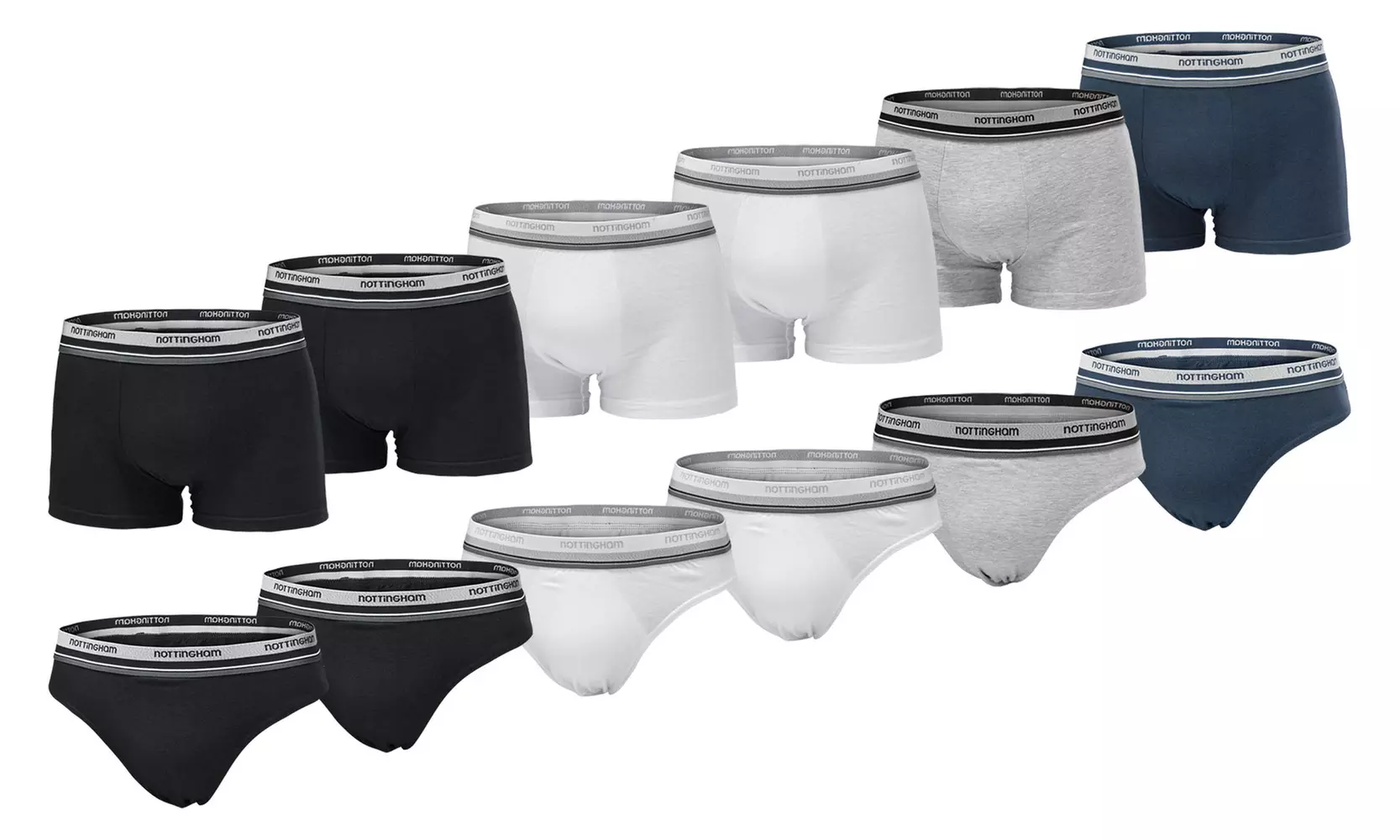 12 slip o boxer uomo Nottingham