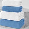 Image 8: Set di 4 asciugamani da bagno in cotone