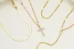 Ensemble 4 colliers multicouches dorés - Image 3