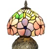 Image 6: HOMCOM Tiffany-Style Stained Glass Table Lamps