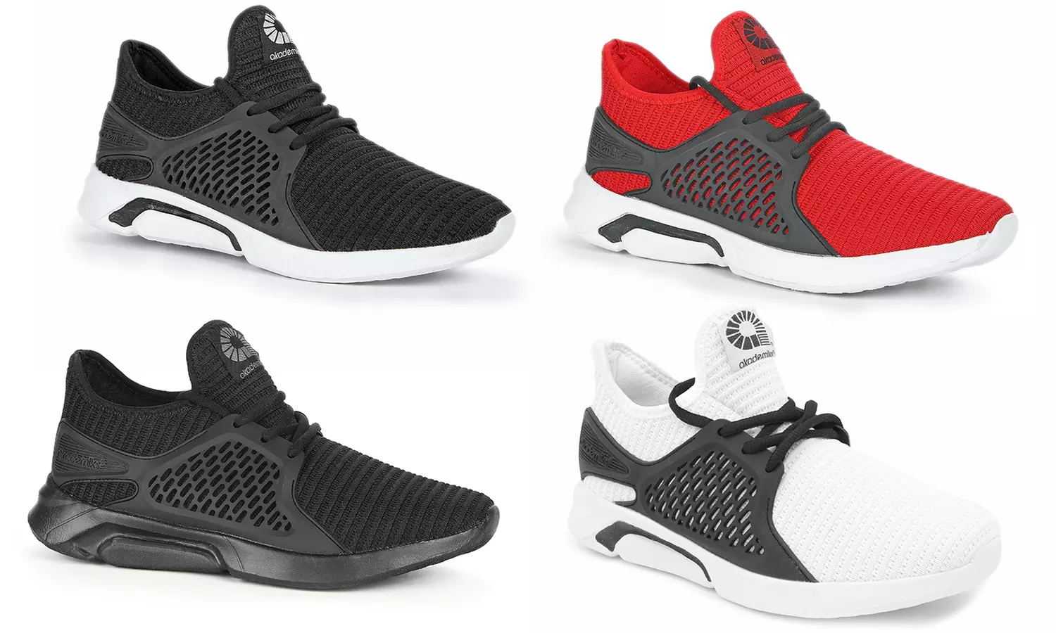 Akademiks Men's Knitted Casual Sneakers - Primary Image