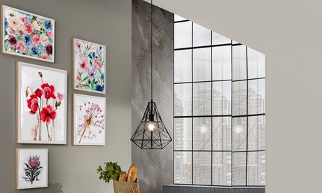 Set di 3 o 4 quadri d'arredamento, disponibili in 2 tipologie