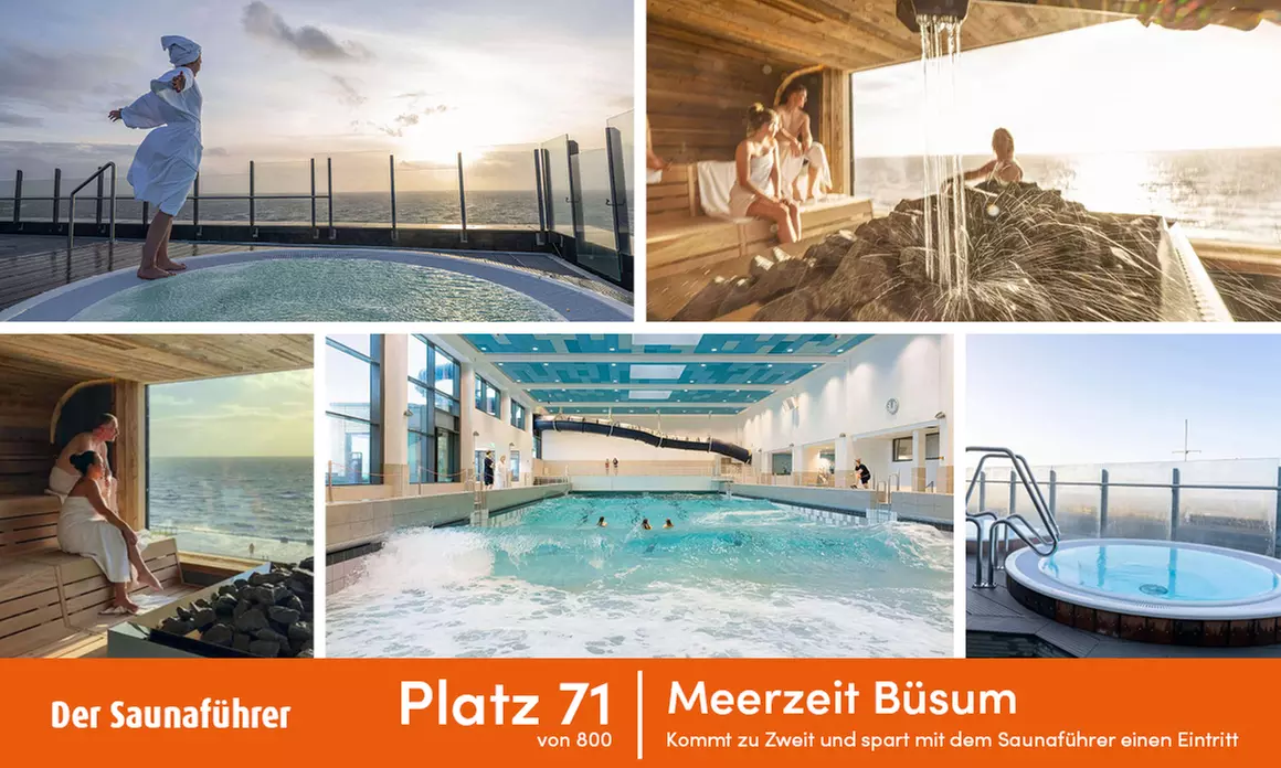 2:1 Gutschein für das Meerzeit Büsum Wellenbad und Spa (bis zu 50% sparen) - Primary Image