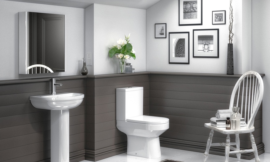 Image 2: Toilet and Basin Sets