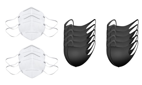 Mascherine lavabili in poliuretano + mascherine monouso 3D