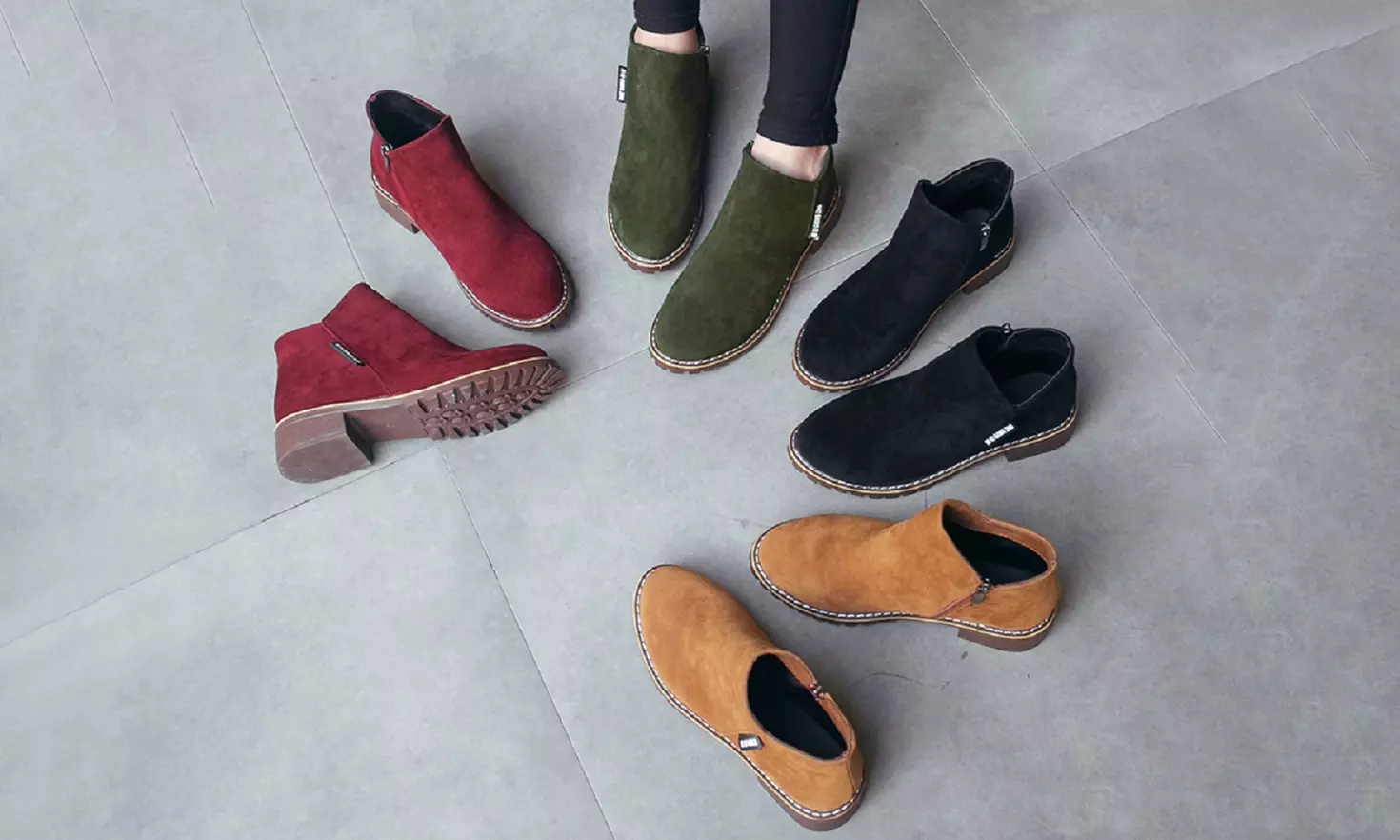 Low boots à zip - Primary Image