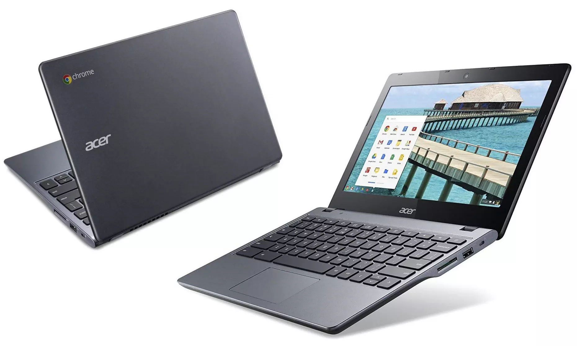 Acer 11.6" Chromebook with Intel Celeron 2955U Processor, 2GB or 4GB RAM, and 16GB SSD (Scratch & Dent) - Second Medium