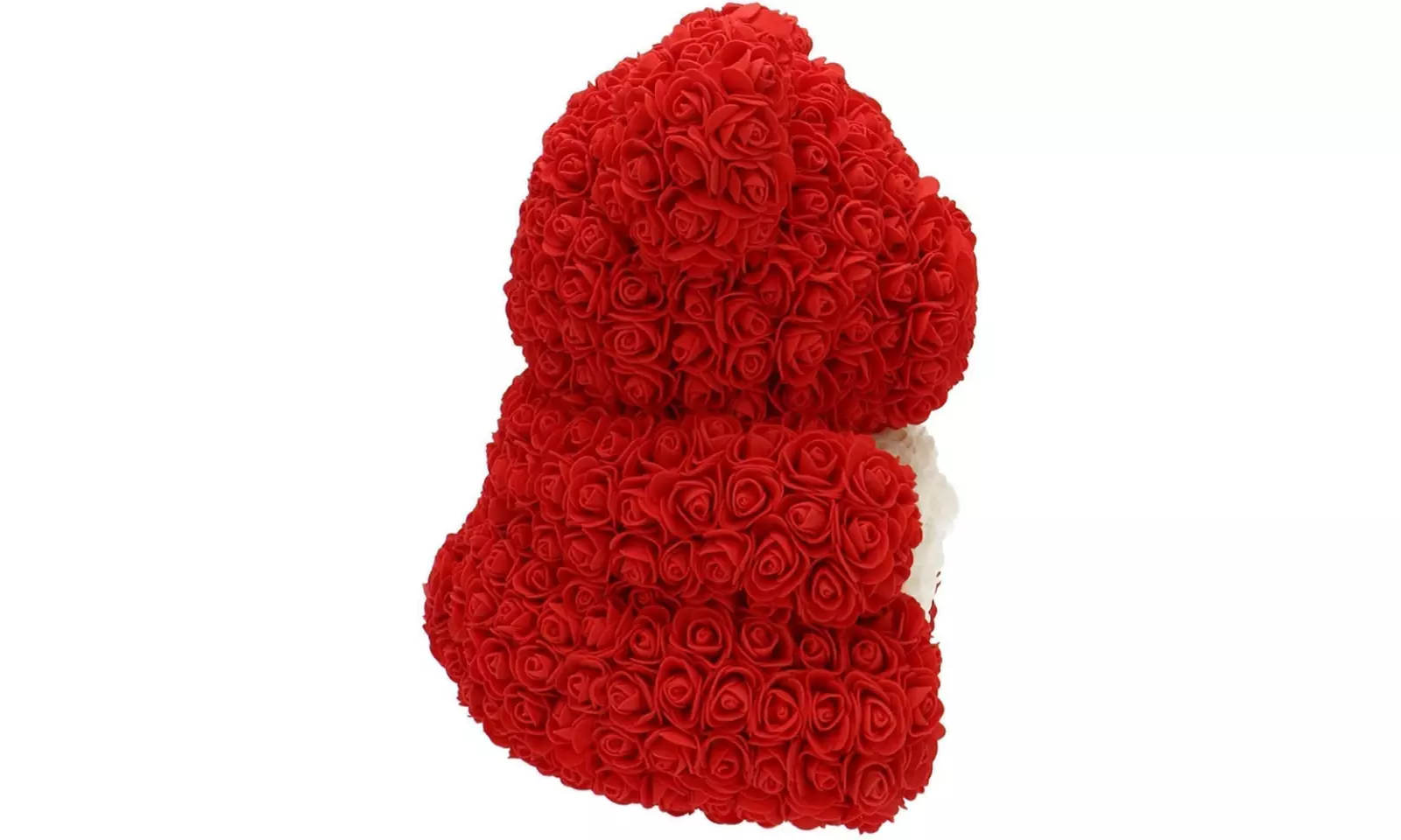 Ours en rose avec cœur dans sa boîte de Promo Linge