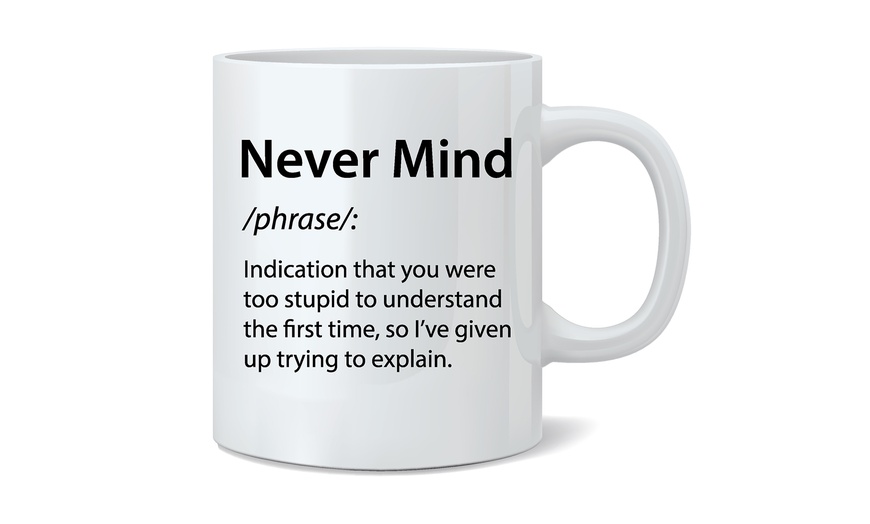 Image 30: One or Two Definition Novelty Mugs