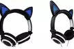1 ou 2 casques audio chat avec oreilles lumineuses - Second Medium