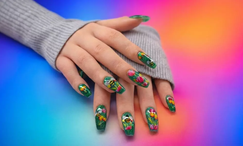 Pamper your Nails with Acrylic Set, Gel Mani and/or Pedi Combo