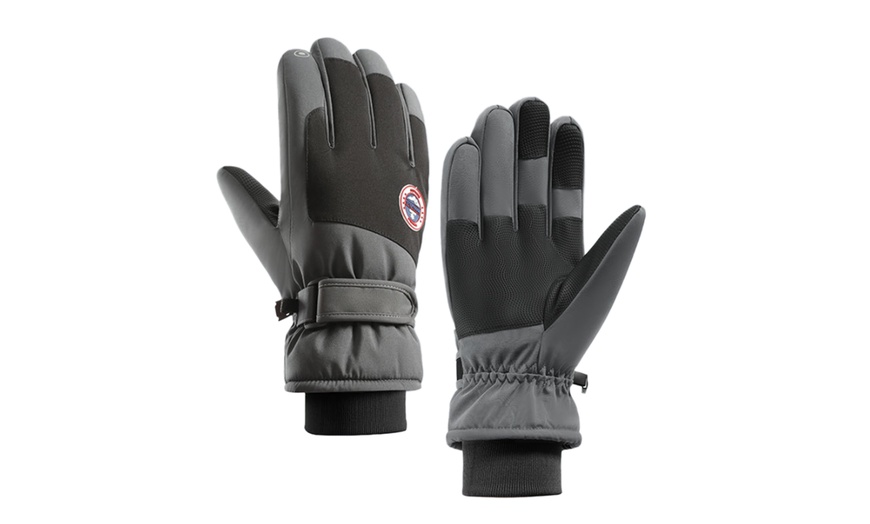 Image 4: Winter Thermal Touchscreen Windproof Ski Gloves