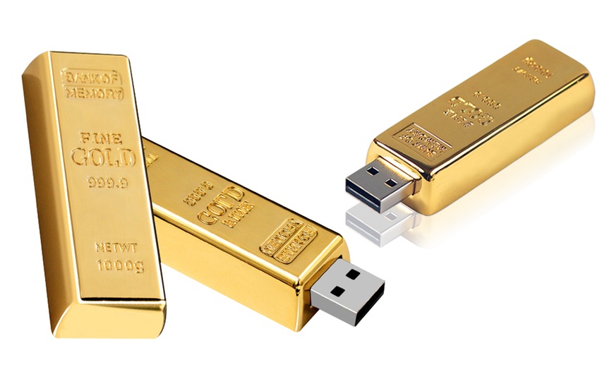 Image 2: Gold Bar USB Sticks