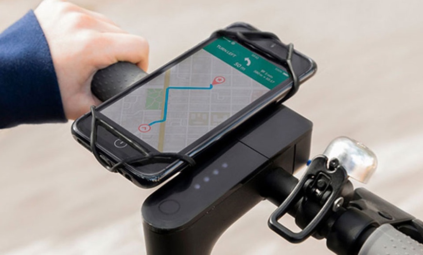 Image 4: One or Two Universal Rotating Smartphone Bike Mounts