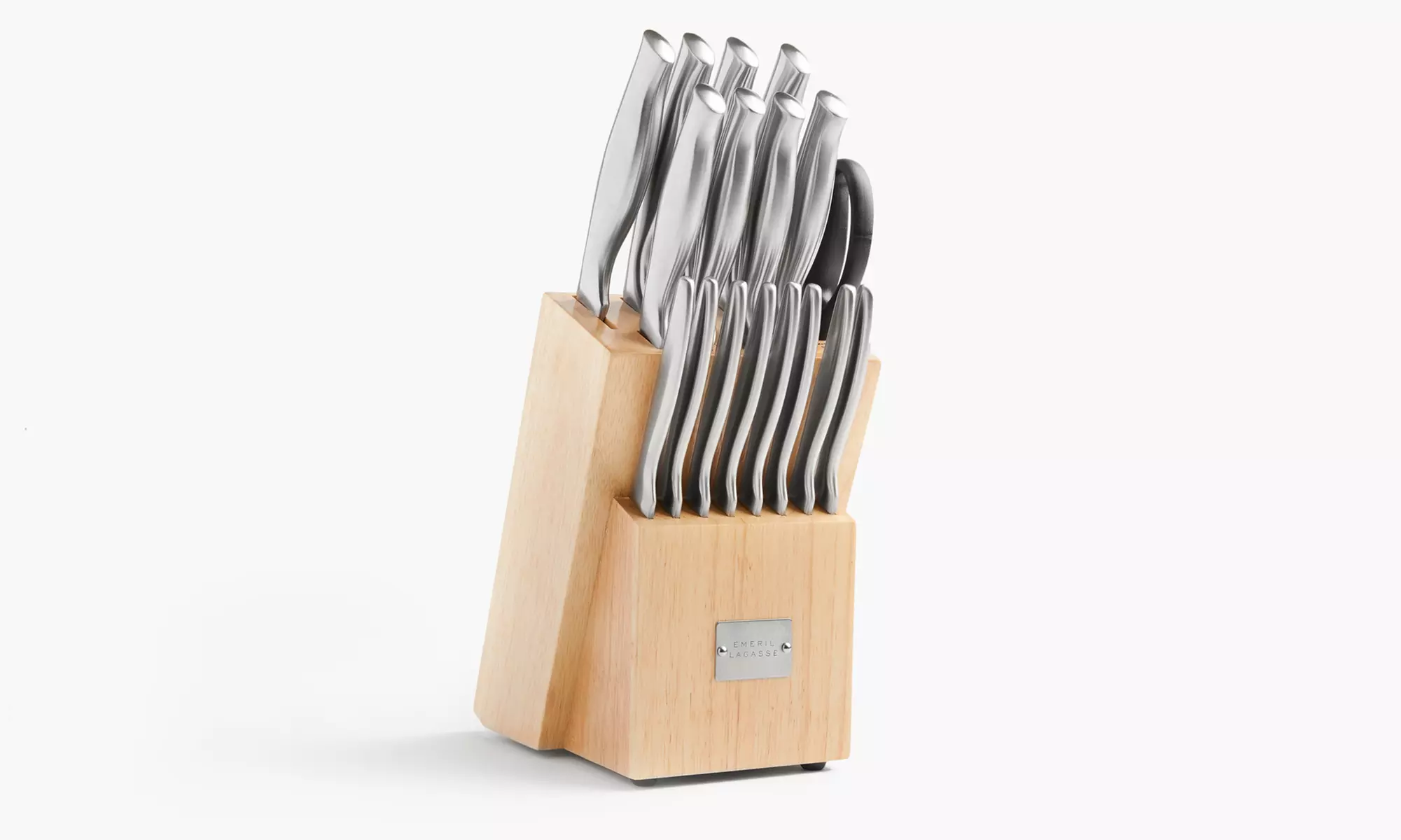Emeril Stainless Steel Knife Block Set (18-Piece) | Groupon Exclusive - Second Medium