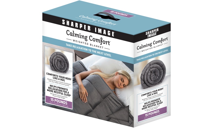 Sharper Image Weighted Blanket | Groupon