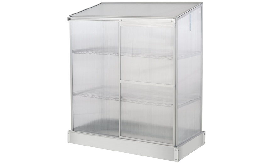 Image 18: Outsunny Polycarbonate Greenhouse