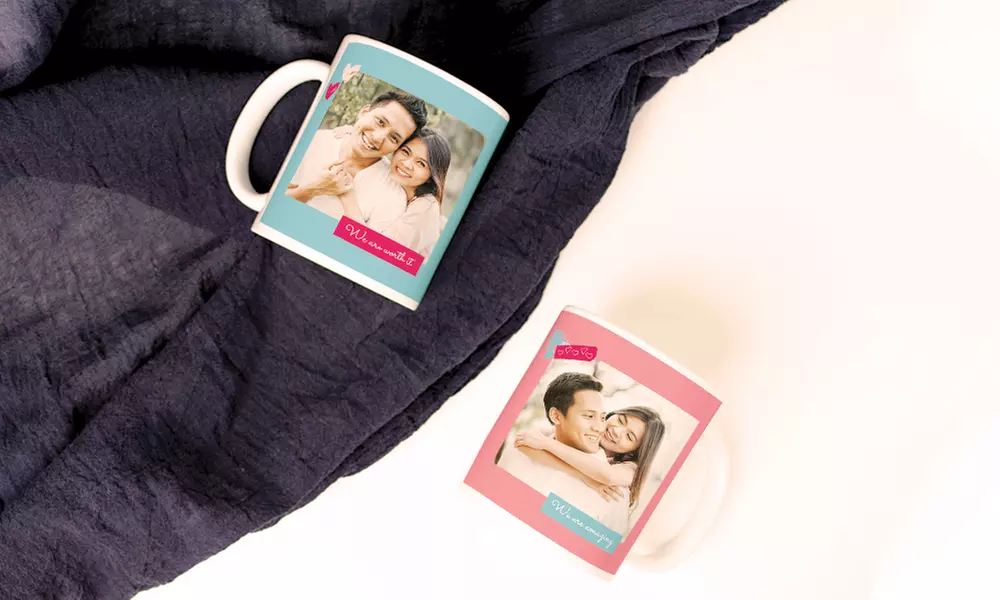 One or Two Personalised Photo or Magic Mugs from Photobook (Up to 62% Off) - Primary Image
