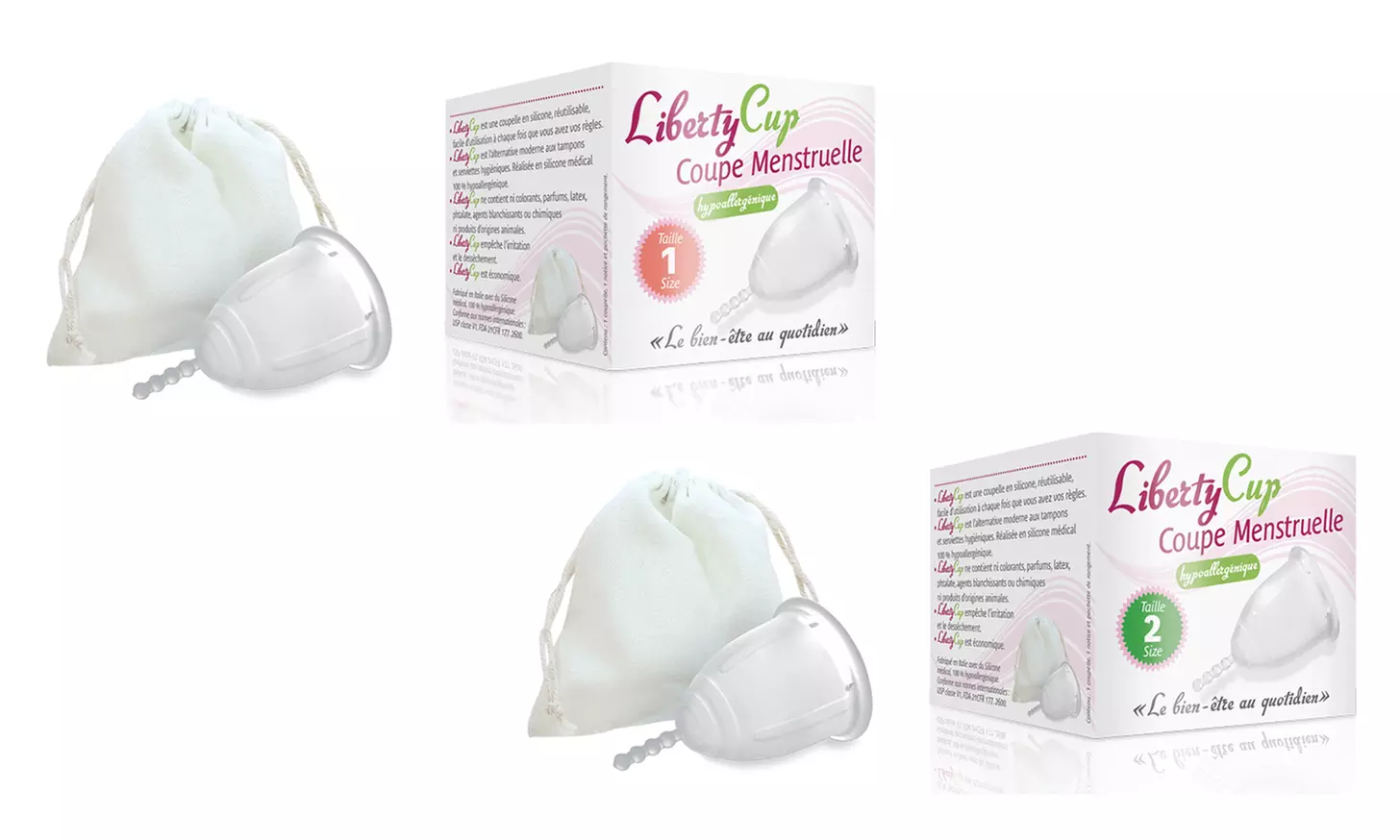 1 ou 2 coupes menstruelles : Liberty Cup - Primary Image