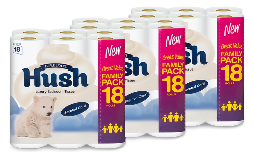 Image 5: 54 Hush Three-Ply Toilet Rolls
