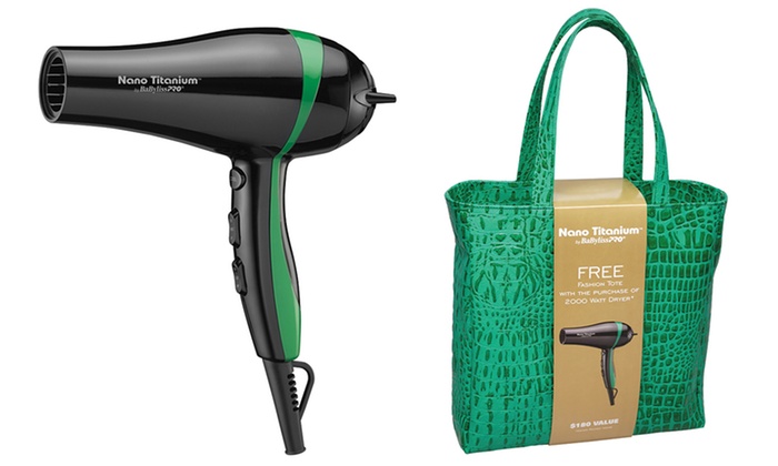 babyliss pro nano titanium hair dryer