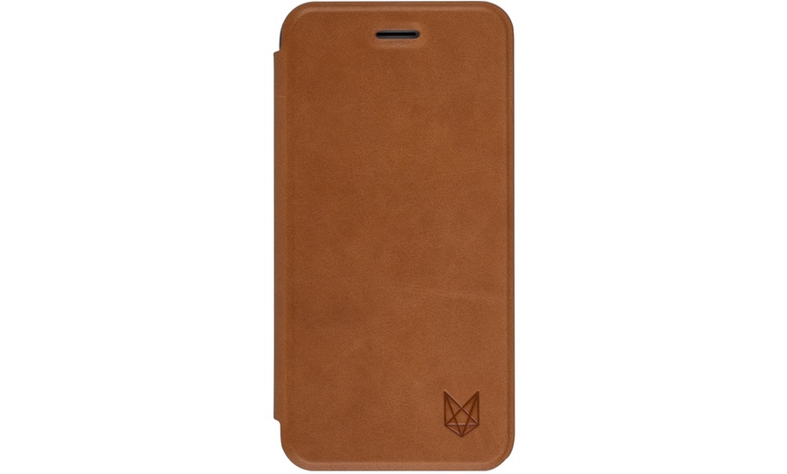 Image 5: Leather Folio Case for iPhone