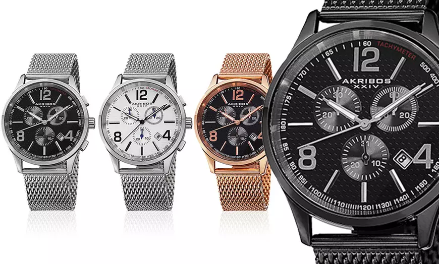 Image 1: Montre homme Akribos XXIV