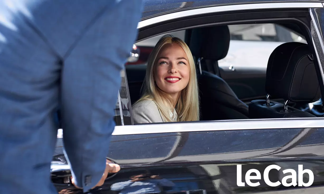 Pour 1 € profitez de 15 € offerts sur vos trajets avec LeCab : le VTC 100 % français - Primary Image
