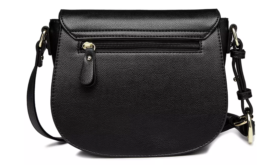 Women Fashion PU Leather Cross Body Saddle Bag