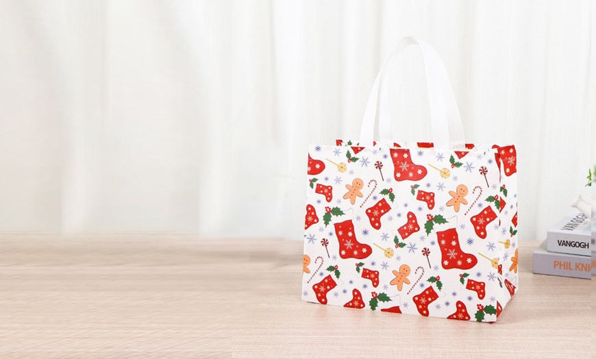 Image 3: Christmas Gift Tote Bags