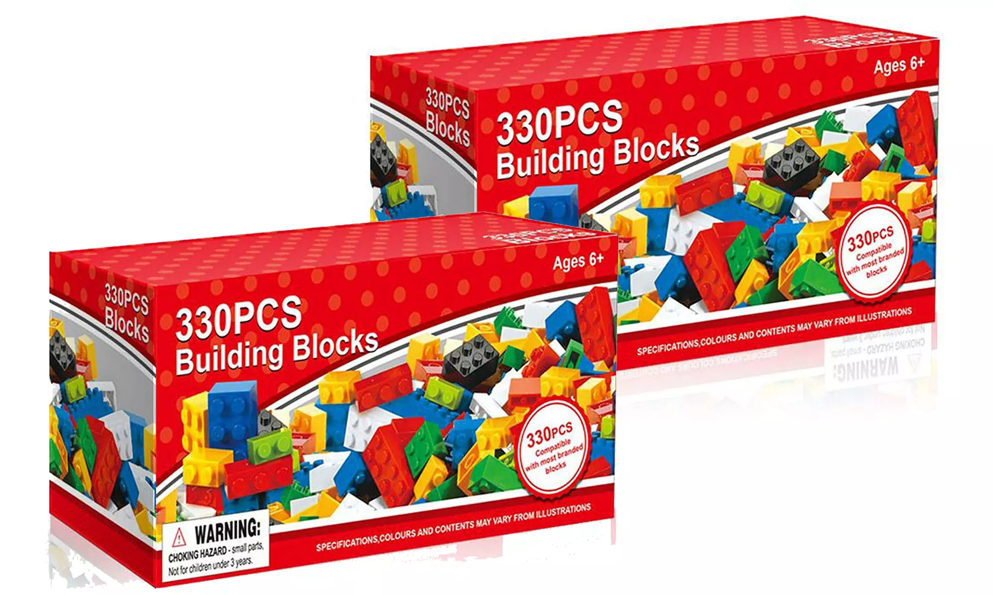 1 ou 2 kits de construction 330 pièces à assembler en plastique - Second Medium