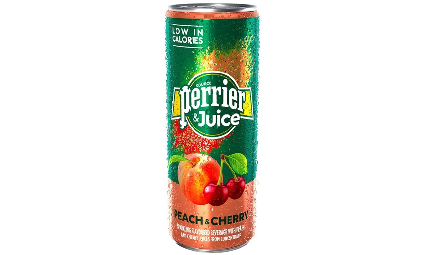 Image 6: Cans of Perrier and Juice 250ml