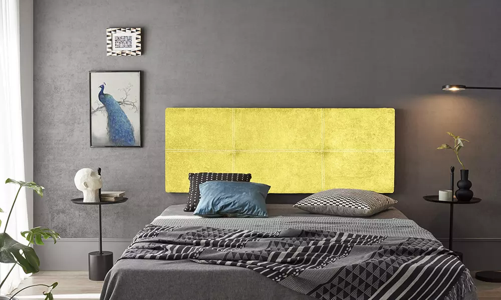 Cabecero Dalia tapizado en tela nido antimanchas Acualine